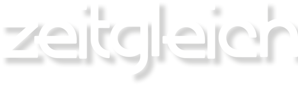 Logo von zeitgleich in modernem Design, das für innovative Lösungen und zeitgemäße Ansätze steht.